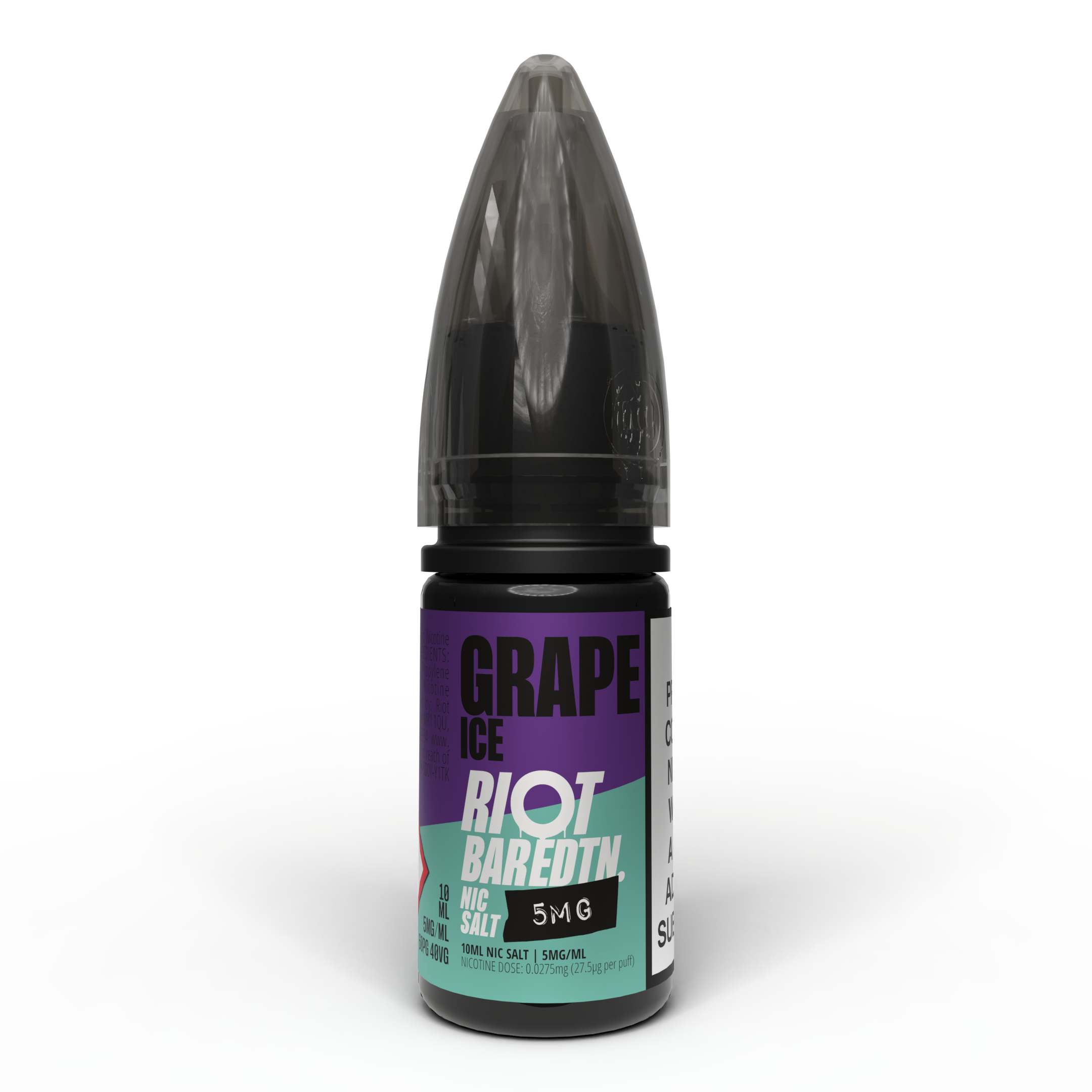 Riot BAR EDTN - Grape Ice - Nic Salt E-Liquid – 10ml